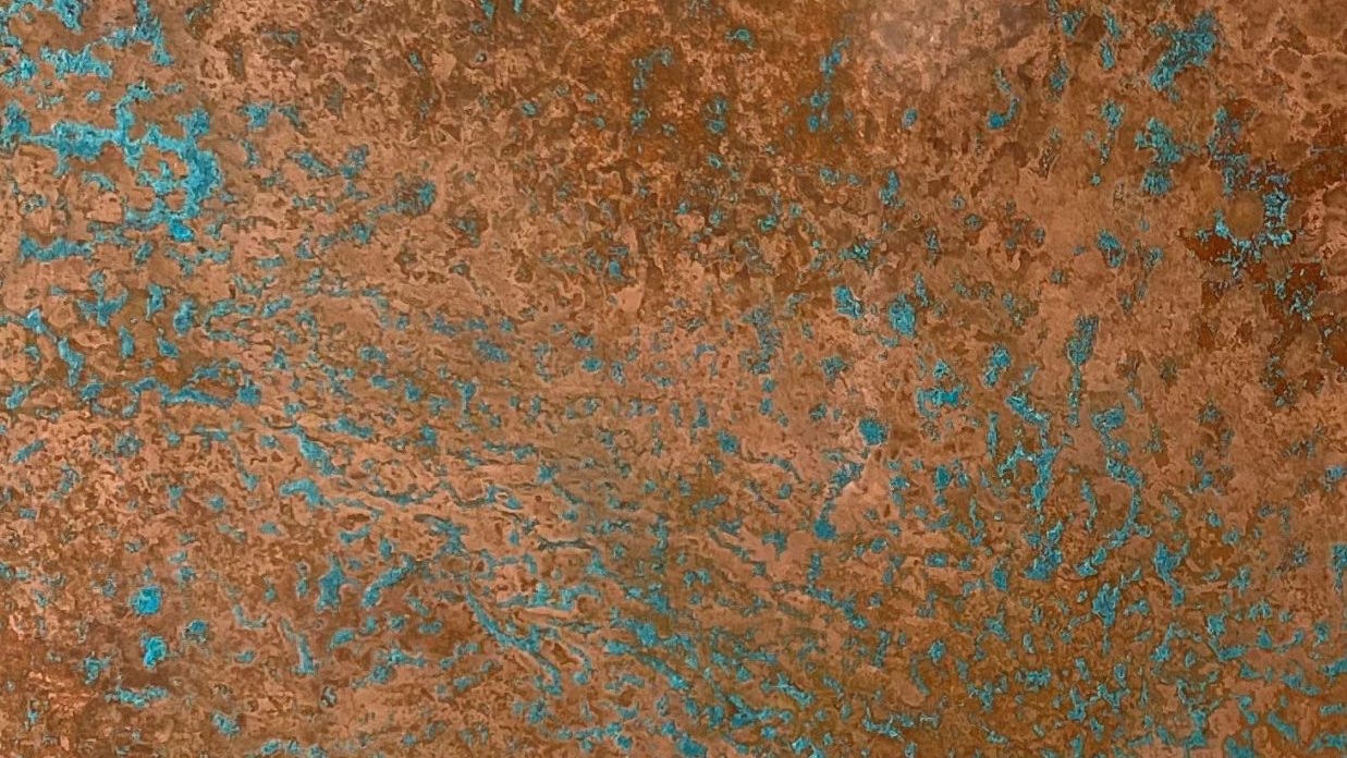 Copper patina texture
